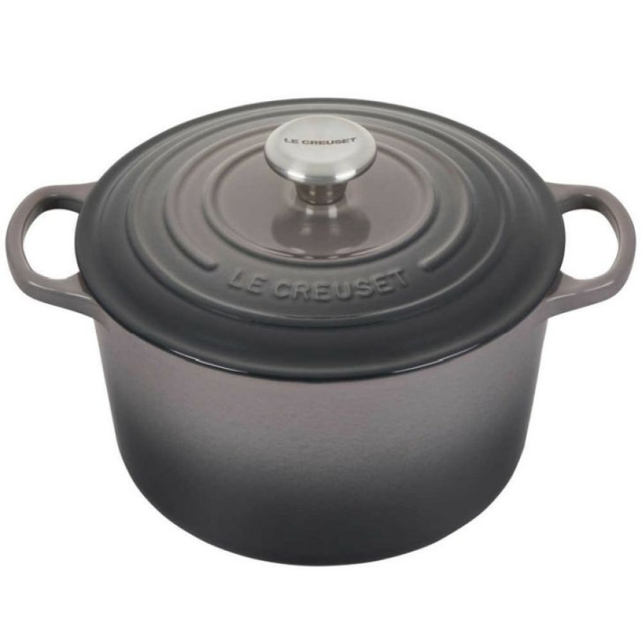 Special Offers Le Creuset Round Deep Dutch Oven In Oyster Online