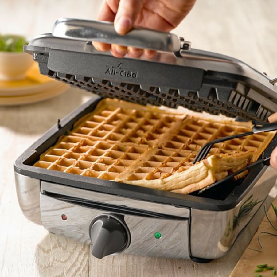 Excellent All-Clad 4-Slice Belgian Waffle Maker Wholesale