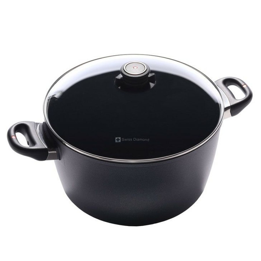 Excellent Swiss Diamond Hd Classic Nonstick Stock Pot Online