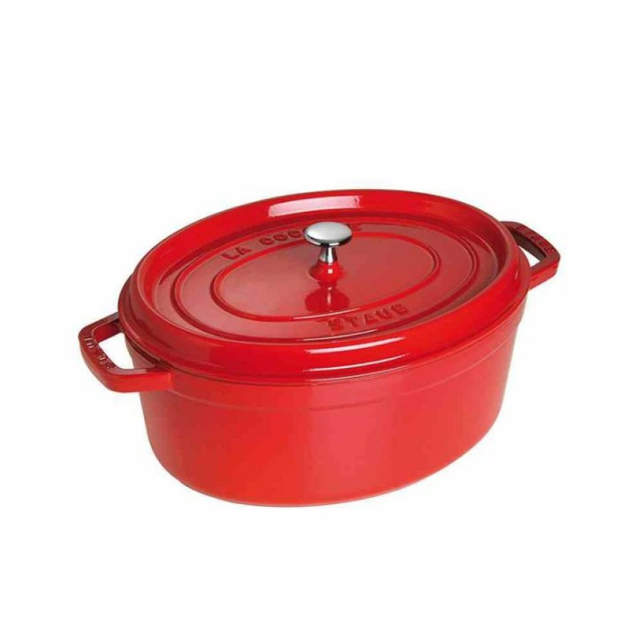 New Arrivals Staub Cast Iron Oval Cocotte, 7-Quart Online