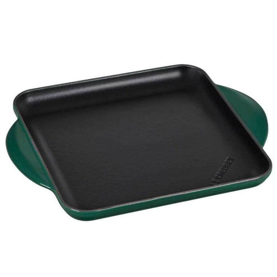 Cheaper Le Creuset Cast Iron Square Griddle In Artichaut Best