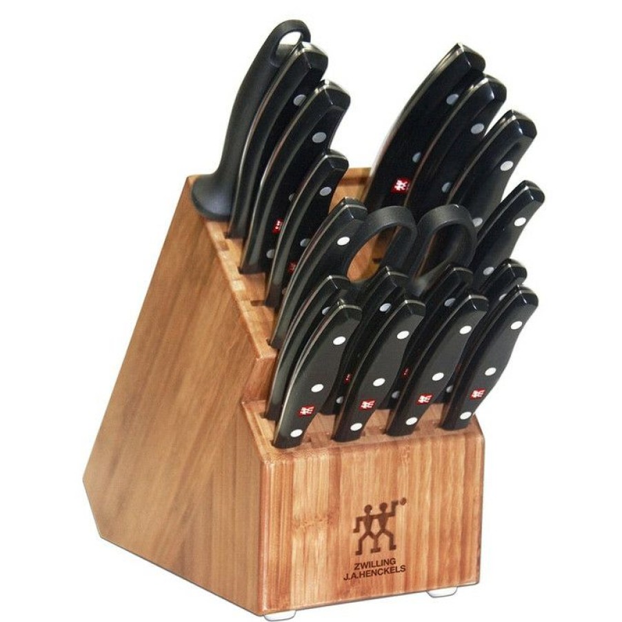 Quality Guarantee Zwilling J.A. Henckels Twin Signature 19-Piece Knife Block Set Hot