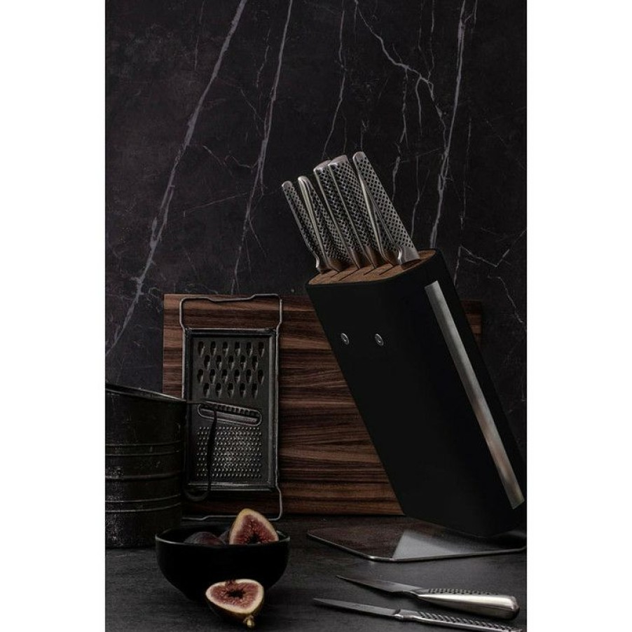 Best Choice Global Classic 7-Piece Hiro Knife Block Set New