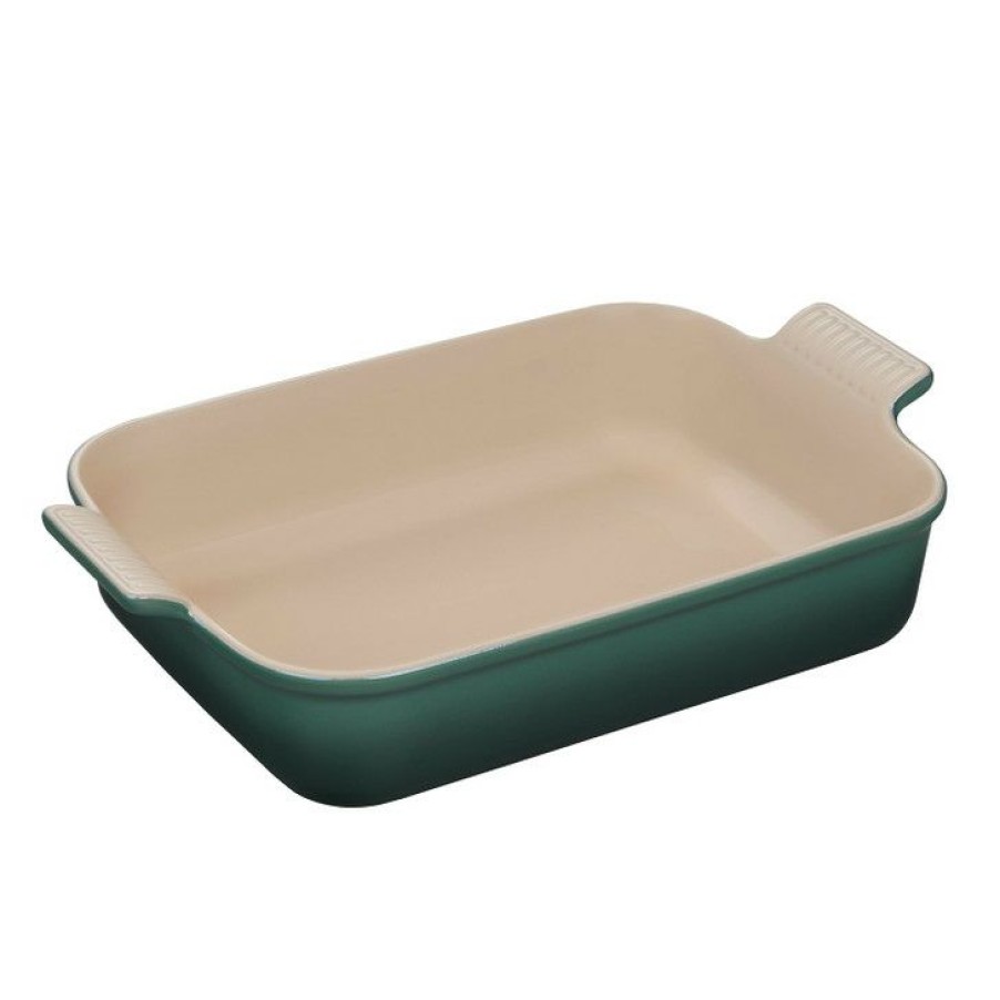 Best Choice Le Creuset Heritage Rectangular Dish In Artichaut Clearance