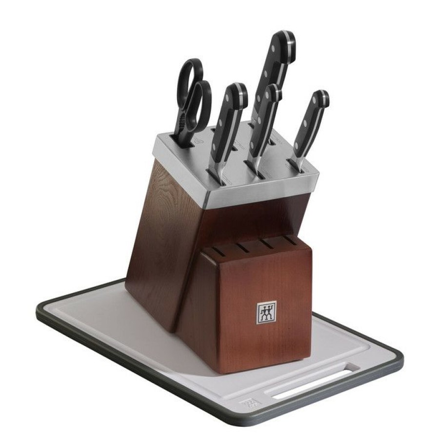 Limited Edition Zwilling Pro 7-Piece Self-Sharpening Knife Block Set Hot