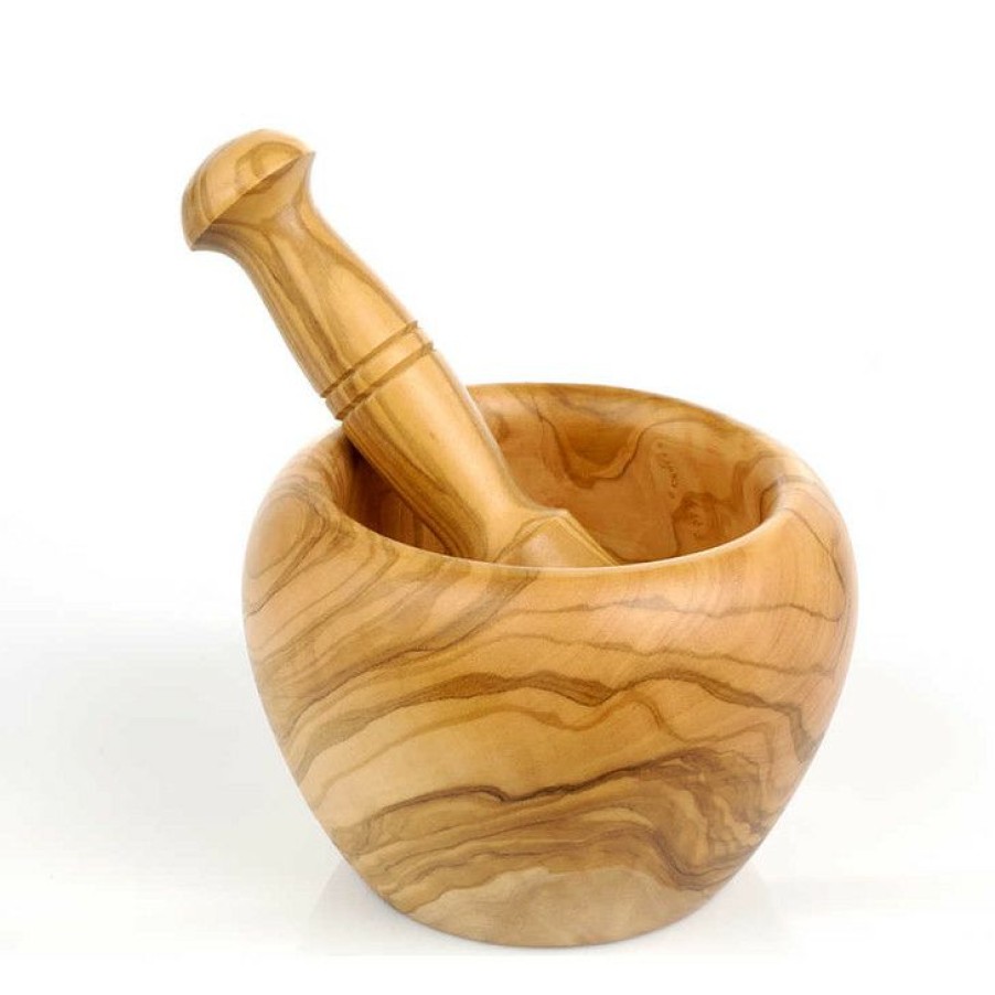 Best Quality Berard Olive Wood Mortar And Pestle Wholesale