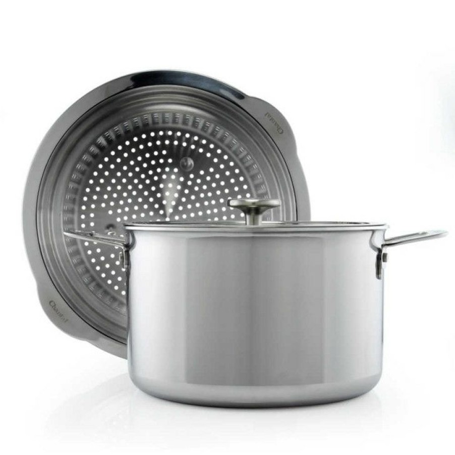 Online Store Chantal 3.Clad Stockpot And Steamer Hot