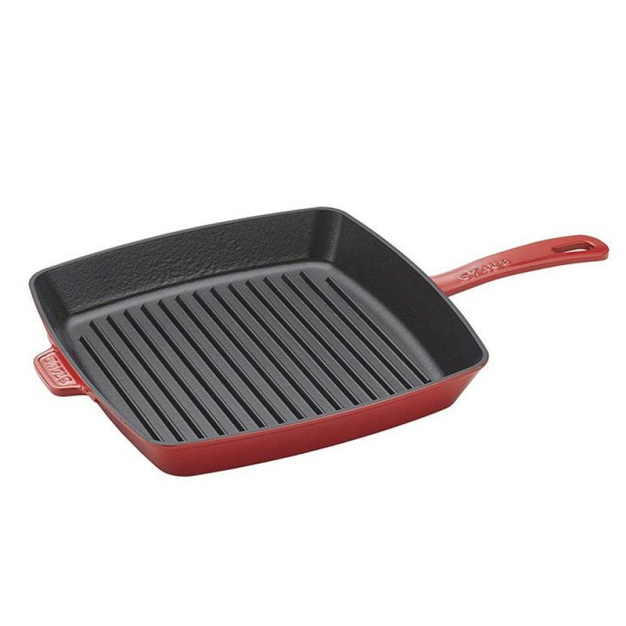 Closeout Sale Staub Cast Iron Square Grill Pan, 12-Inch Wholesale