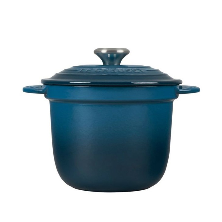 Best Quality Le Creuset Cast Iron Rice Pot In Deep Teal Clearance